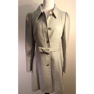 Banana Republic Gray Pea Coat